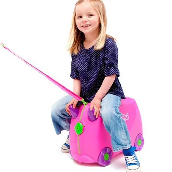 Maleta correpasillos Trixie rosa - Trunki