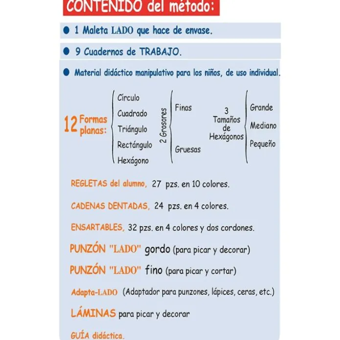 Maleta de actividades 5 años Método Pío-Pío - LADO