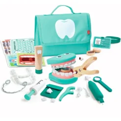Maletín de dentista con dentadura y accesorios - Hape