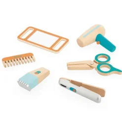 Maletín de peluquería con accesorios de madera - Janod