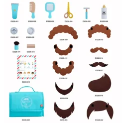 Maletín de peluquería y barbería con accesorios - Hape