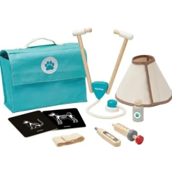 Maletín de veterinario con accesorios de madera - PlanToys