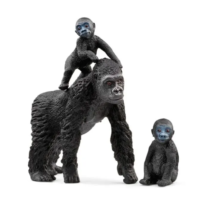 Mamá gorila con crías - Schleich