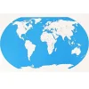 Mapa del mundo con nombres - Montessori
