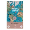 Mapamundi para completar con 165 pegatinas Animal World - Londji