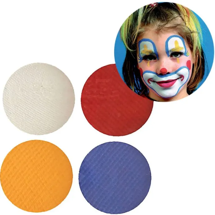 Maquillaje facial 4 colores Payaso