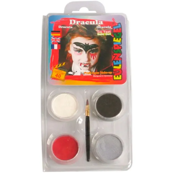 Maquillaje facial 4 colores vampiro Drácula