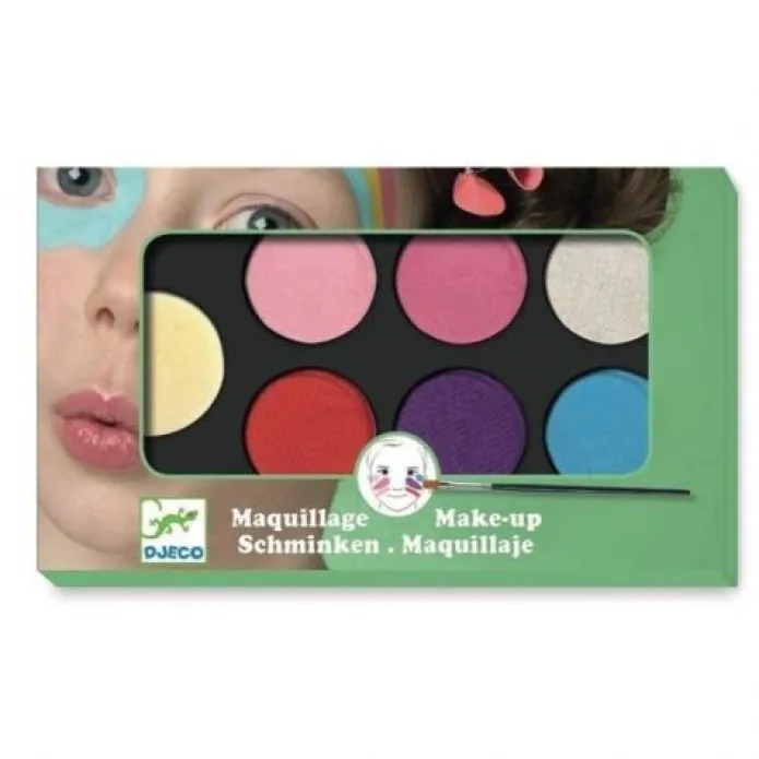 Maquillaje paleta 6 colores dulces - Djeco
