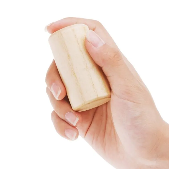 Maracas de madera con forma de cilindro (2) - Montessori