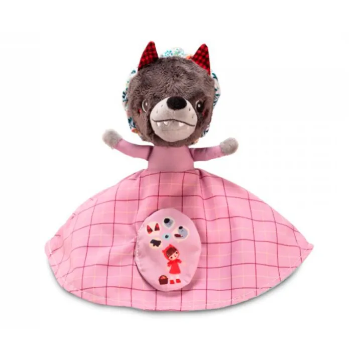 Marioneta reversible Caperucita Roja, lobo y abuelita - Lilliputiens