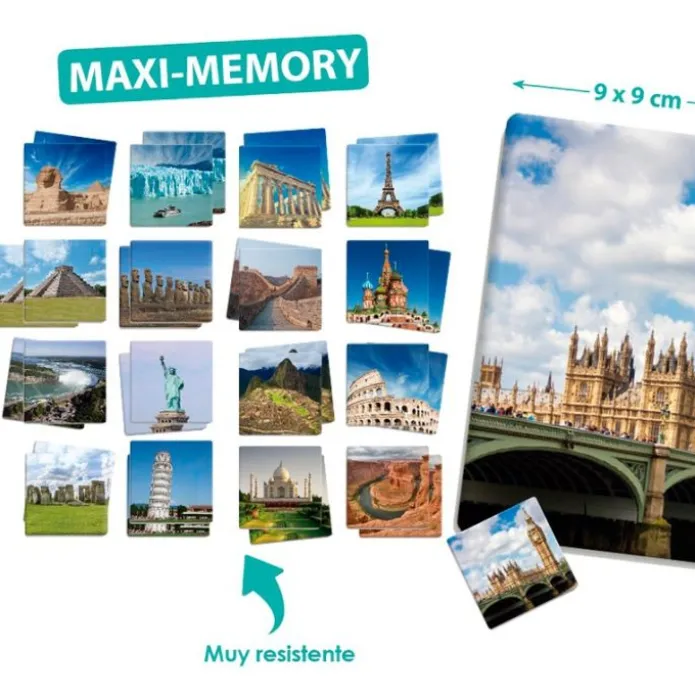 Maxi-Memory lugares del mundo - Akros