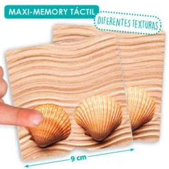Maxi-Memory táctil naturaleza con texturas - Akros