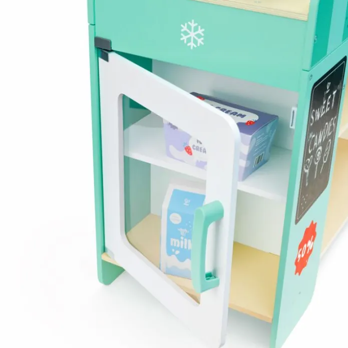 Mercado inteligente de madera con accesorios - Hape