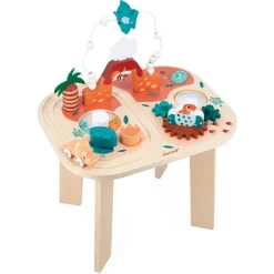 Mesa de actividades de madera Dinosaurios - Janod
