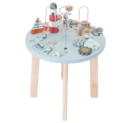Mesa de actividades de madera peces y barcos - Little Dutch