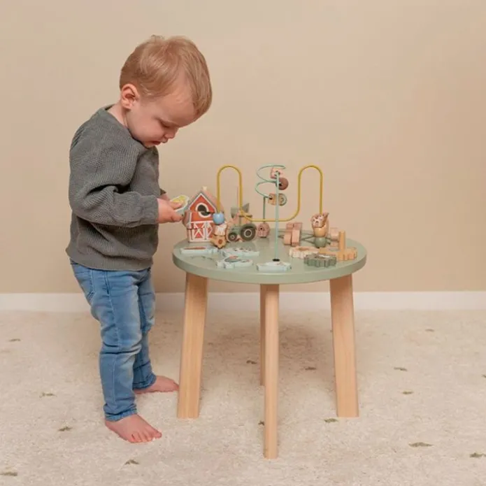 Mesa de actividades de madera Pequeña Granja - Little Dutch