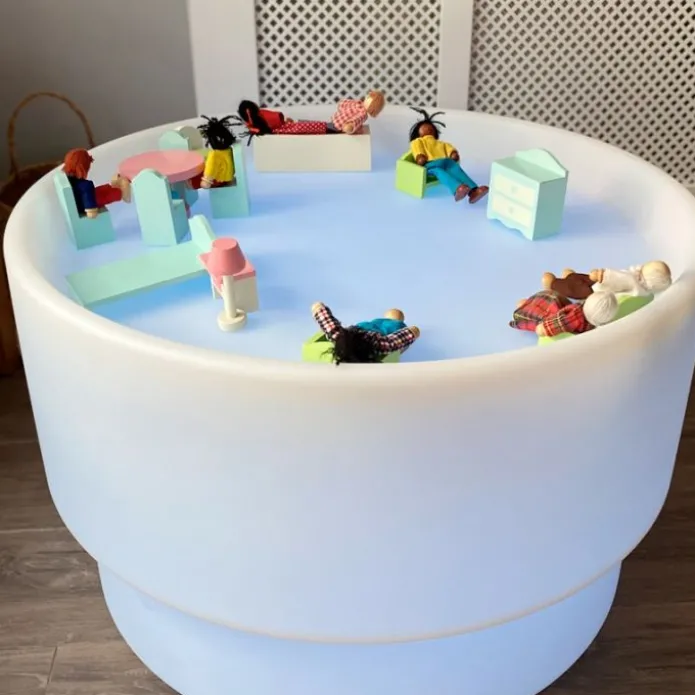 Mesa de luz de LEDS para descubrir y explorar Sensory Mood 69 x 45 cm - TickiT
