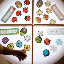 Mesa de luz de LEDS para descubrir y explorar Sensory Mood 69 x 45 cm - TickiT