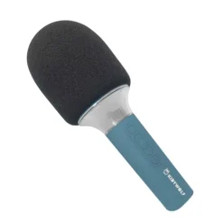 Micrófono con efectos de luz y sonido Kidymic azul - Kidywolf