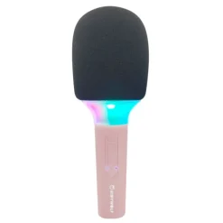Micrófono con efectos de luz y sonido Kidymic rosa - Kidywolf