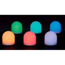 Mini cúpulas con luces de colores cambiantes (6) - Playlearn