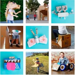 Mini destornillador con punzón para cartón - Makedo