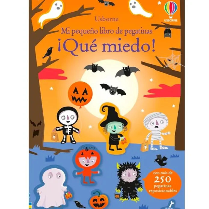 Mi pequeño libro de pegatinas reutilizables ¡Qué miedo!