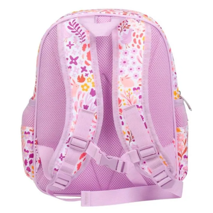Mochila con bolsillo térmico Jardín de flores - A Little Lovely Company