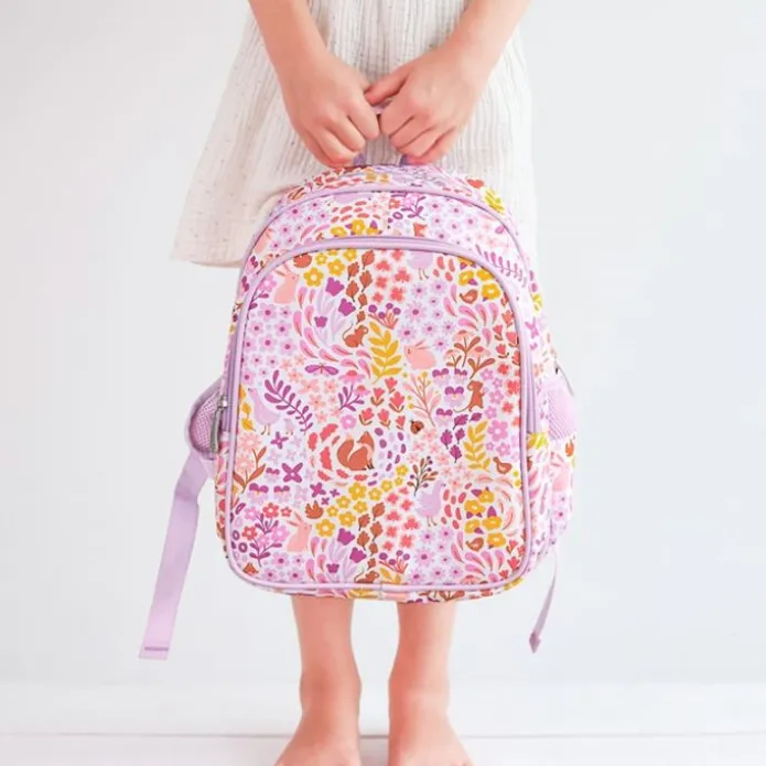 Mochila con bolsillo térmico Jardín de flores - A Little Lovely Company