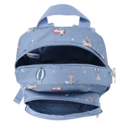 Mochila infantil azul animales y aviones Planes - Tutete
