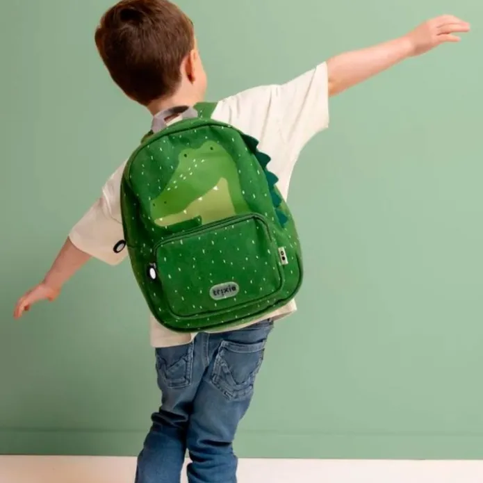 Mochila infantil verde caimán - Trixie