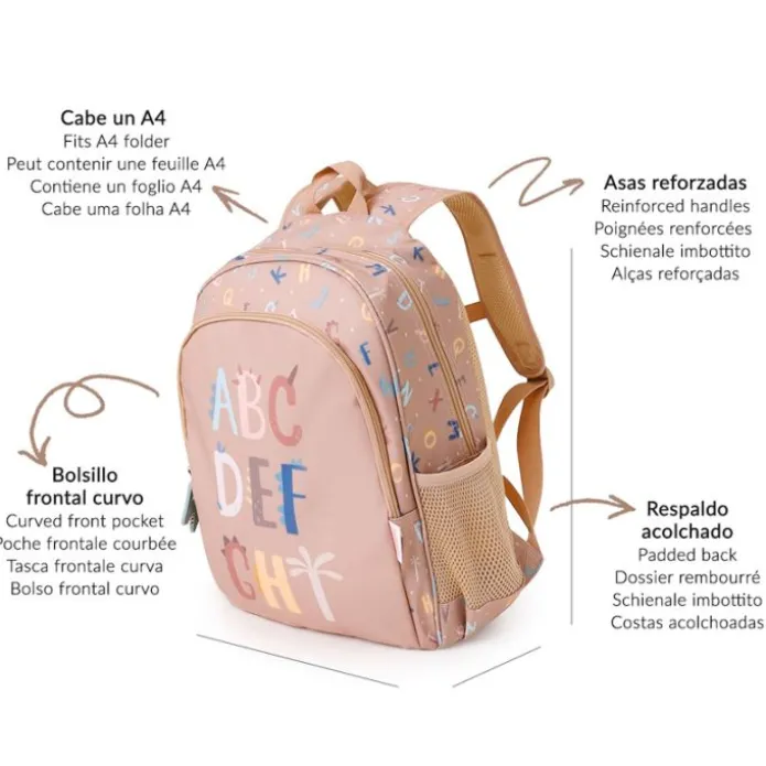 Mochila mediana Letras Funny Letters - Tutete