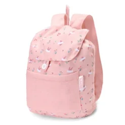 Mochila pequeña tela rosa Blossom Birds - Tutete