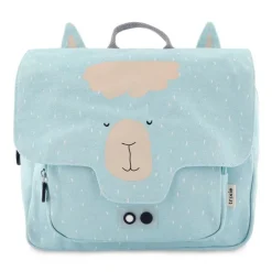 Mochila rectangular azul alpaca - Trixie + REGALO estuche