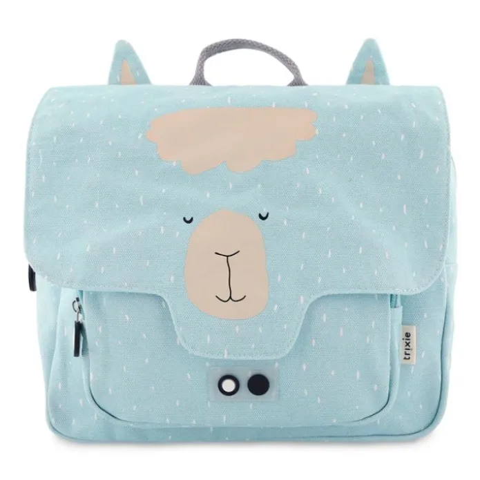 Mochila rectangular azul alpaca - Trixie + REGALO estuche