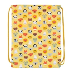 Mochila saco con cuerdas Animales - A Little Lovely Company