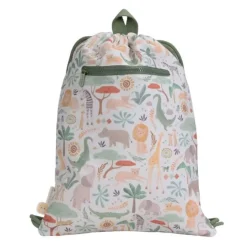 Mochila saco con cuerdas Safari Friends - Little Dutch