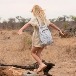 Mochila saco con cuerdas Safari Friends - Little Dutch