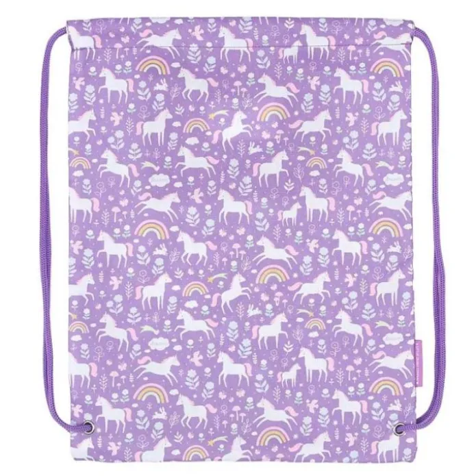 Mochila saco con cuerdas Unicornios - A Little Lovely Company