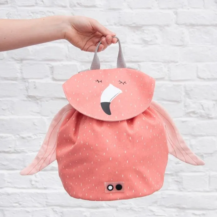 Mochila saco rosa flamenco - Trixie + REGALO estuche