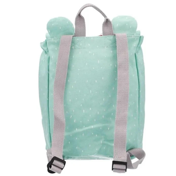 Mochila saco verde menta oso polar - Trixie + REGALO estuche