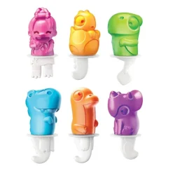 Molde de silicona para 6 helados caseros - Dino Pops - Zoku
