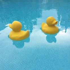 Mordedor y juguete de baño ecológico Pato amarillo - Oli&Carol