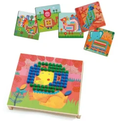 Mosaico con 8 dibujos Animales - Djeco