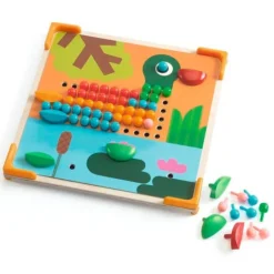 Mosaico con 8 dibujos Eduludo Mini Animales - Djeco