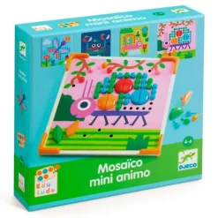 Mosaico con 8 dibujos Eduludo Mini Animales - Djeco