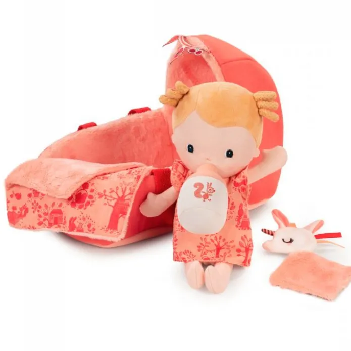 Muñeca bebé con capazo y accesorios Lena - Lilliputiens