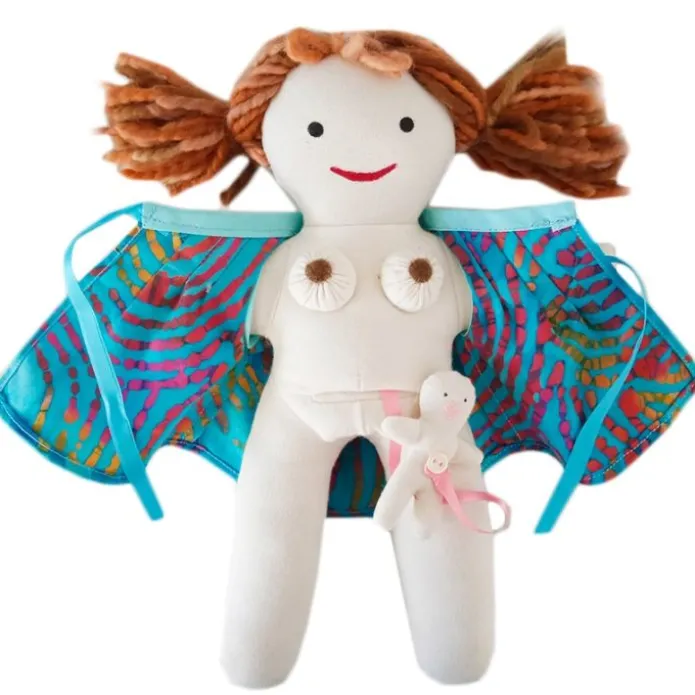 Muñeca de parto por cesárea y lactancia piel clara - Migjorn