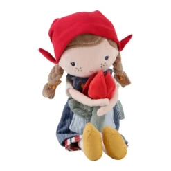 Muñeca granjera Rosa con tulipán 33 cm - Little Dutch