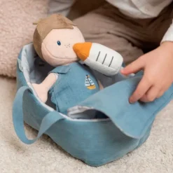 Muñeco bebé con capazo Jim - Little Dutch